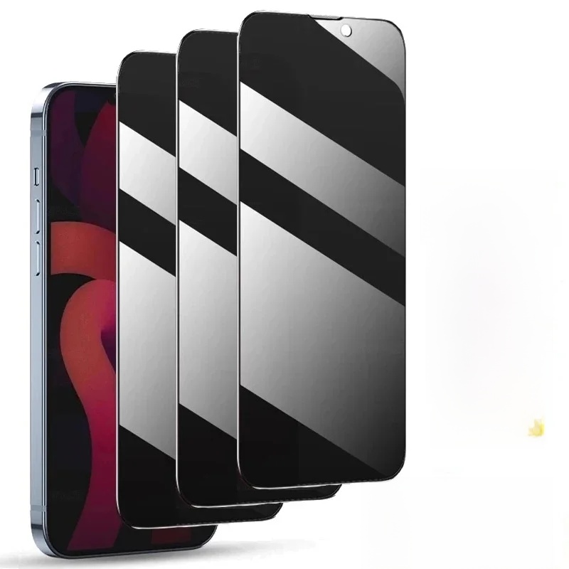TK 3Pcs Protector De Pantalla De Vidrio Templado Para Xiaomi Redmi 10A 10C 12C Note 11E Mi 10 Youth Edition Lite Zoom Anti-Spy Full Cover 9H Dureza Fácil Instalación