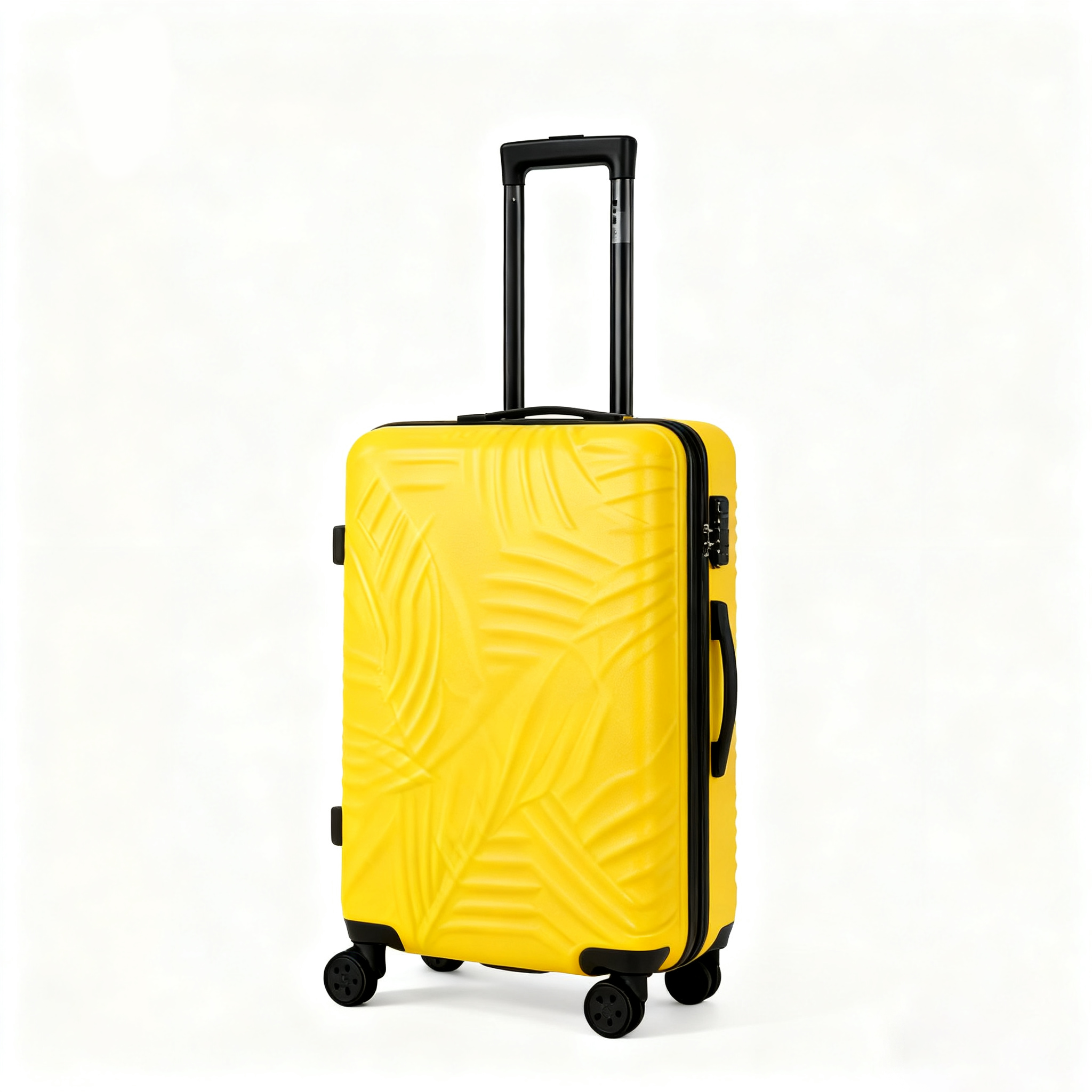 Maleta, maleta de mano de viaje, maleta, patrón vegetal, tamaños grandes, medianos y pequeños, adecuados para viajes y viajes de negocios