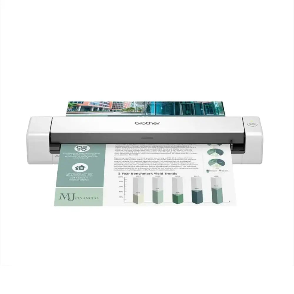 Brother - Escáner portátil DS-740D de doble cara automático para documentos A4, tarjetas y recibos, con sistema U-path y alimentación USB 3.0