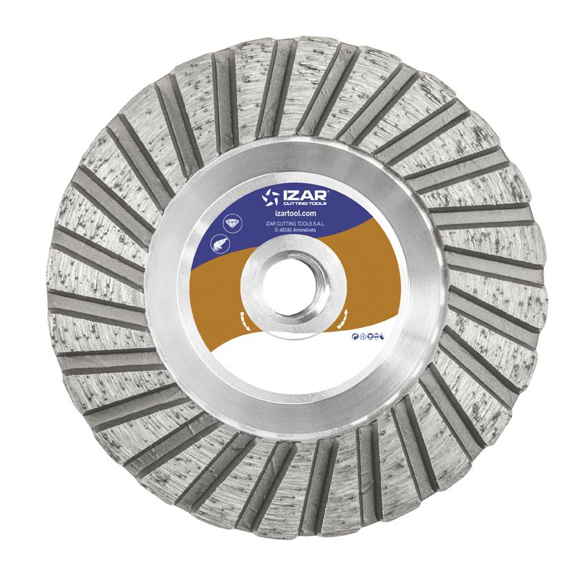 Disco IZAR Diamante Granito Forma Copa Y - 1864 - 100 X 20 mm