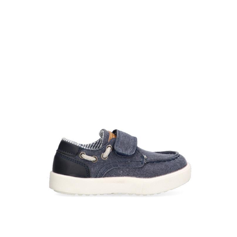 Nautico Kiova Mocasin Etika - Niño - Suela Plana - Modelo 17203 - Color Azul