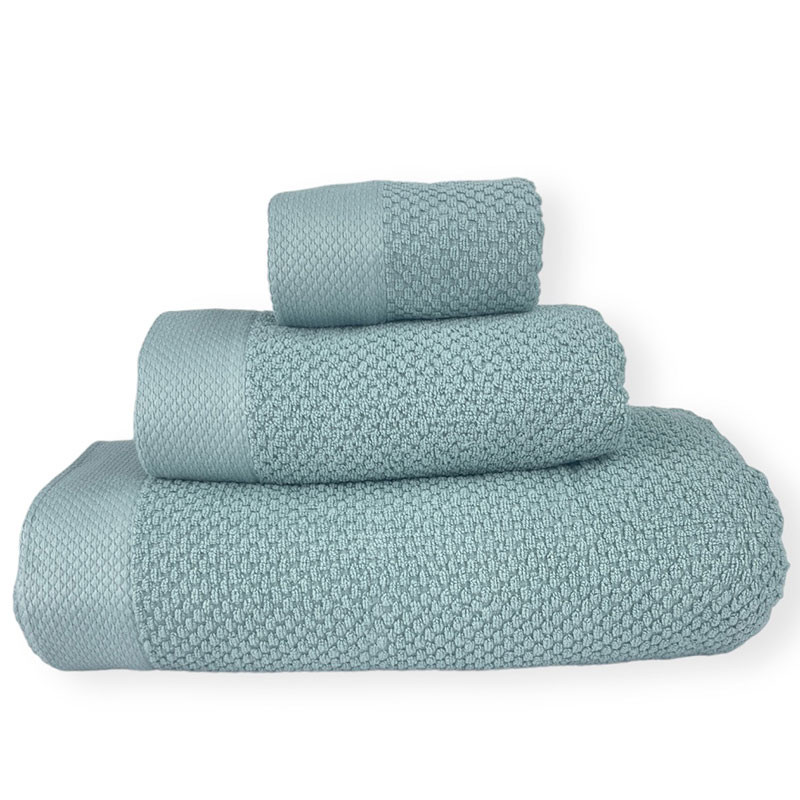 RUFINO DÍAZ Juego Toallas 3 Piezas 630 gr/m2 Munique 100% Algodón - Tejido absorvente, suave y resistente - Para baño, spa, piscina