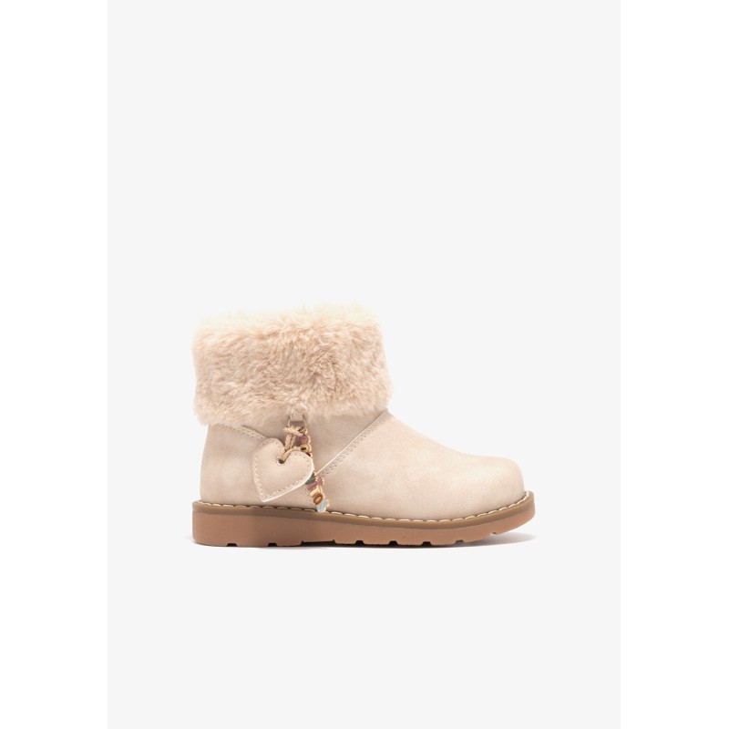 Botas militares niña CONGUITOS COSH113048 BEIG BOOTS CHARM BEIGE 39983 26I