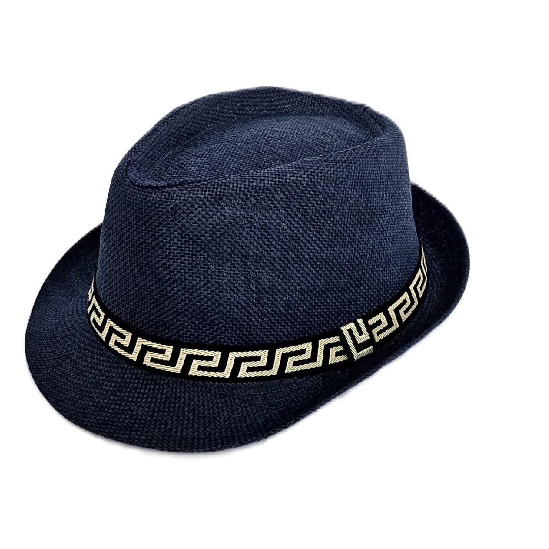 Sombrero Fedora Panamá con Estilo Trilby Transpirable Gorro Verano Clásico Talla Única Ajustable Adulto Hombre - Kebedo Moda