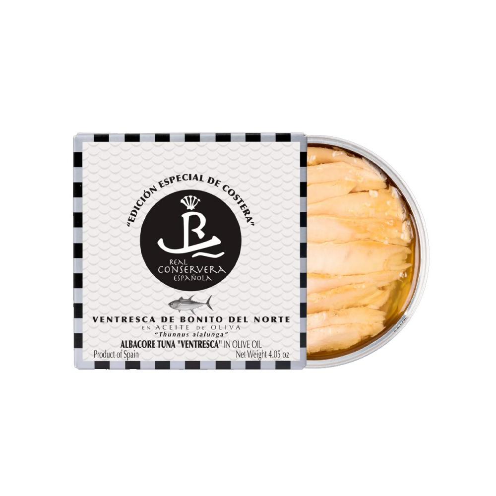 Ventresca De Bonito Costera En Aceite De Oliva Real Conservera Española 120gr.  España  120 cl. º
