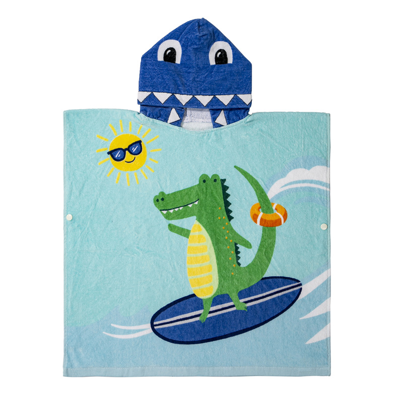 Toalla de playa/baño infantil con capucha, extra gruesa y absorbente, de algodón puro, apta para niños y niñas