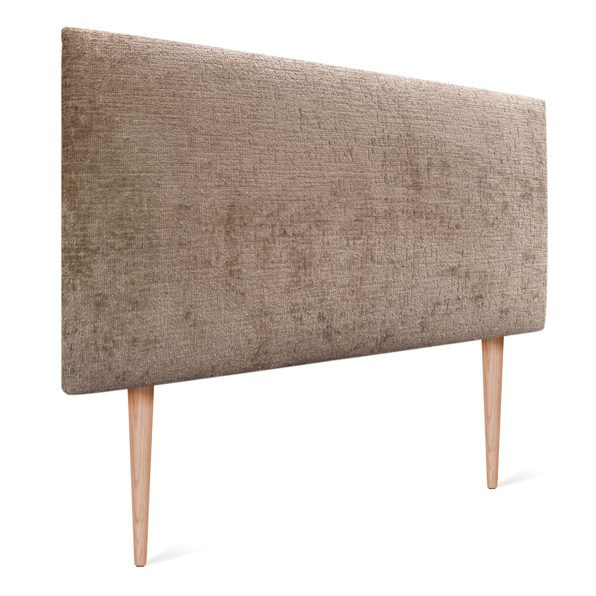DHOME Cabecero en Lana Liso con Patas Alta Gama Moderno con 4cm Grosor