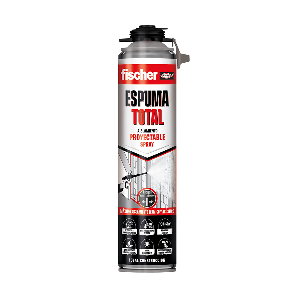 FISCHER ESPUMA POLIURETANO TOTAL PROYECTABLE 700 ml