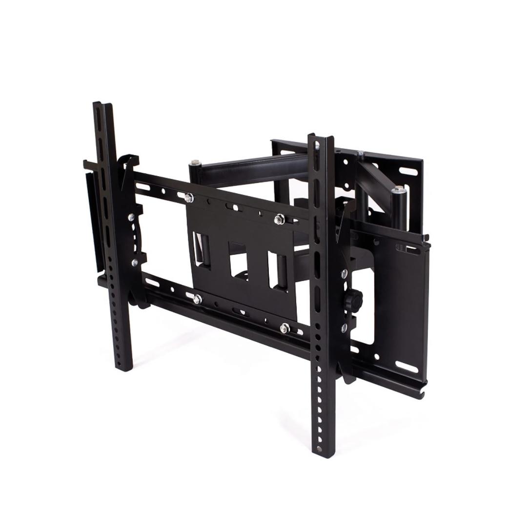 Soporte de TV Doble brazo Articulado y Extensible de Pared para Televisores de 23 a 65 Pulgadas, Brazo Giratorio e Inclinable, Compatible con VESA Universal, Soporte Resistente de Acero para Smart TV LED LCD OLED