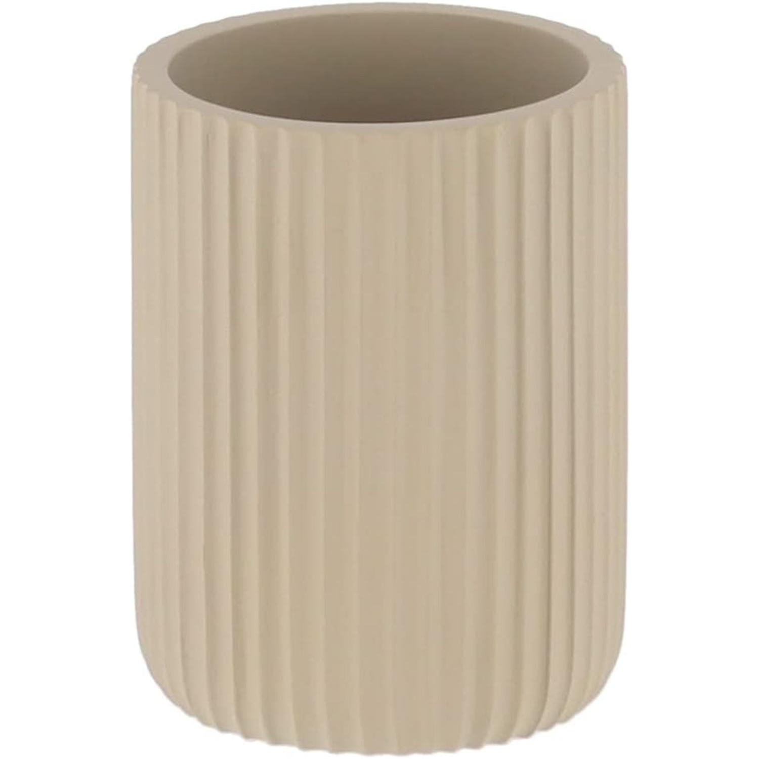 PLUSHOME Juego de Baño 4 Piezas - Dispensador Poliresina Alta Calidad