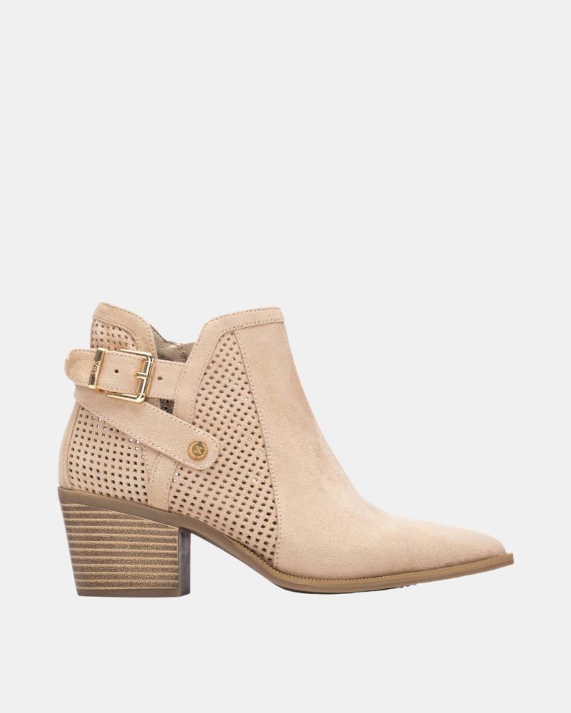 XTI 145265 Botines Bajos Mujer Beige