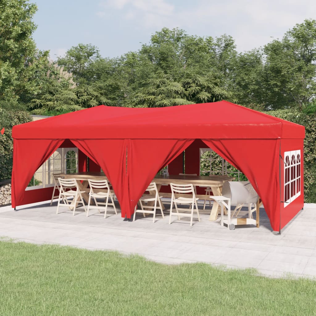 vidaXL Carpa para Fiestas Plegable con Paredes Cenador Tienda Color Taupé,  Azul,  Blanco y mas