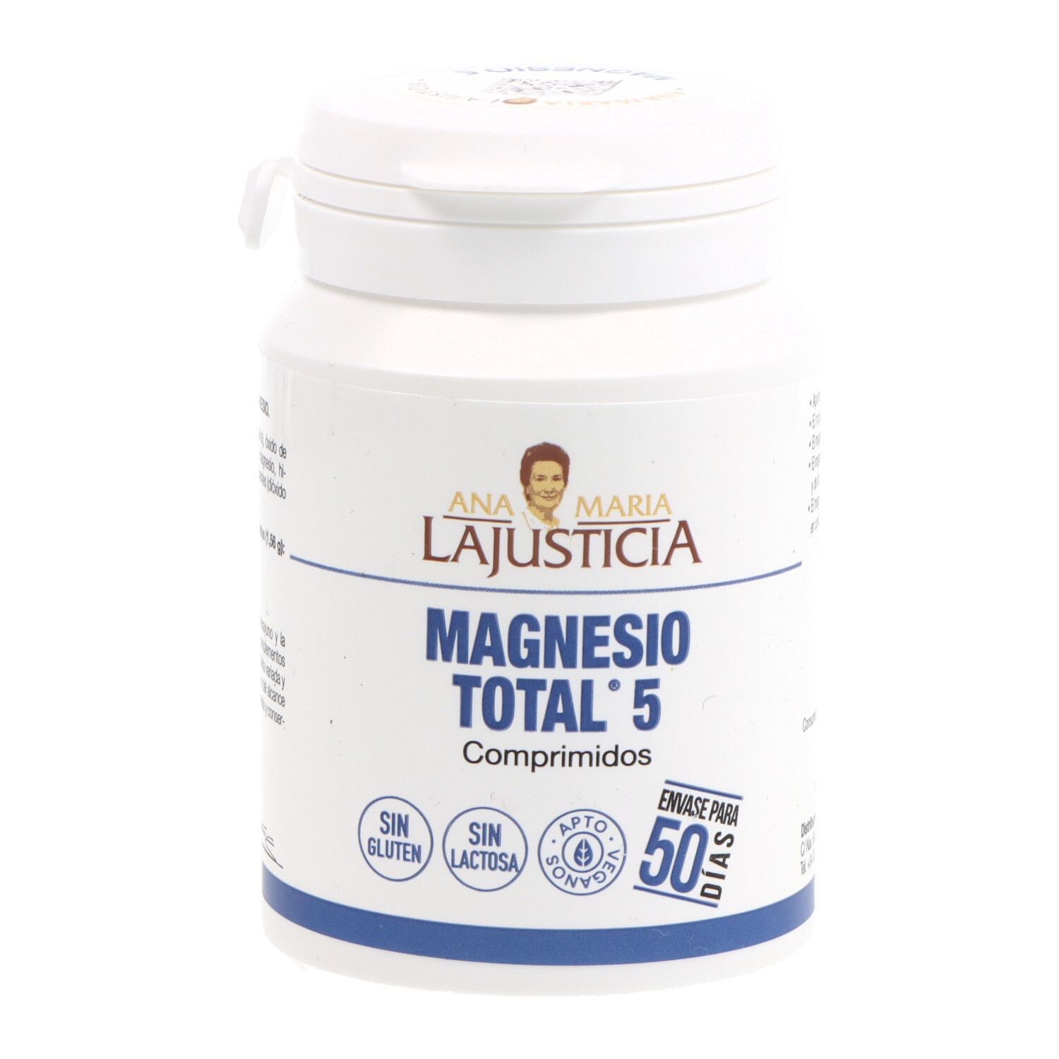 Magnesio Total 5 100 Comprimidos Lajusticia