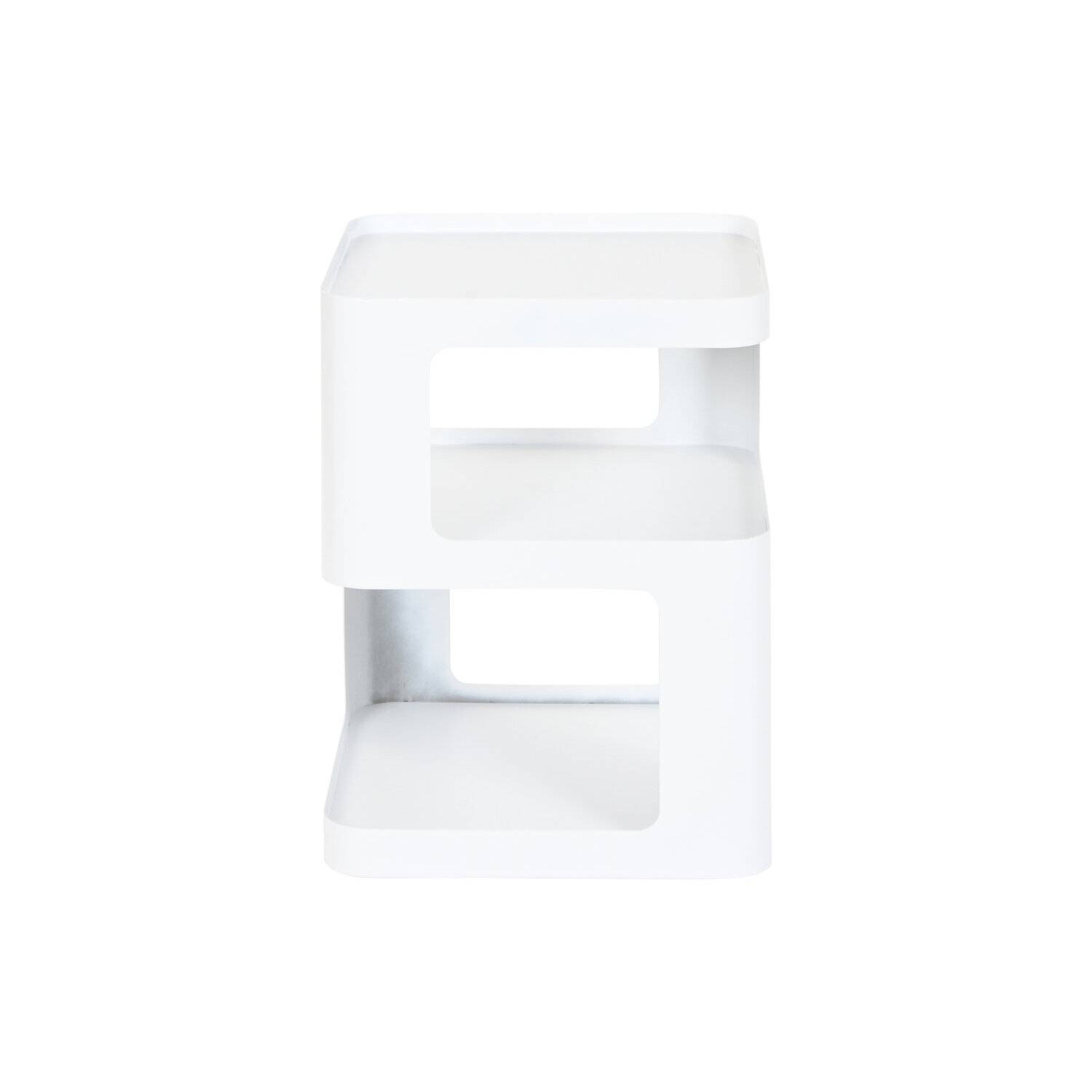 Mesita auxiliar metal 40x40x54 7,00 blanco , El mejor complemento para tu hogar.