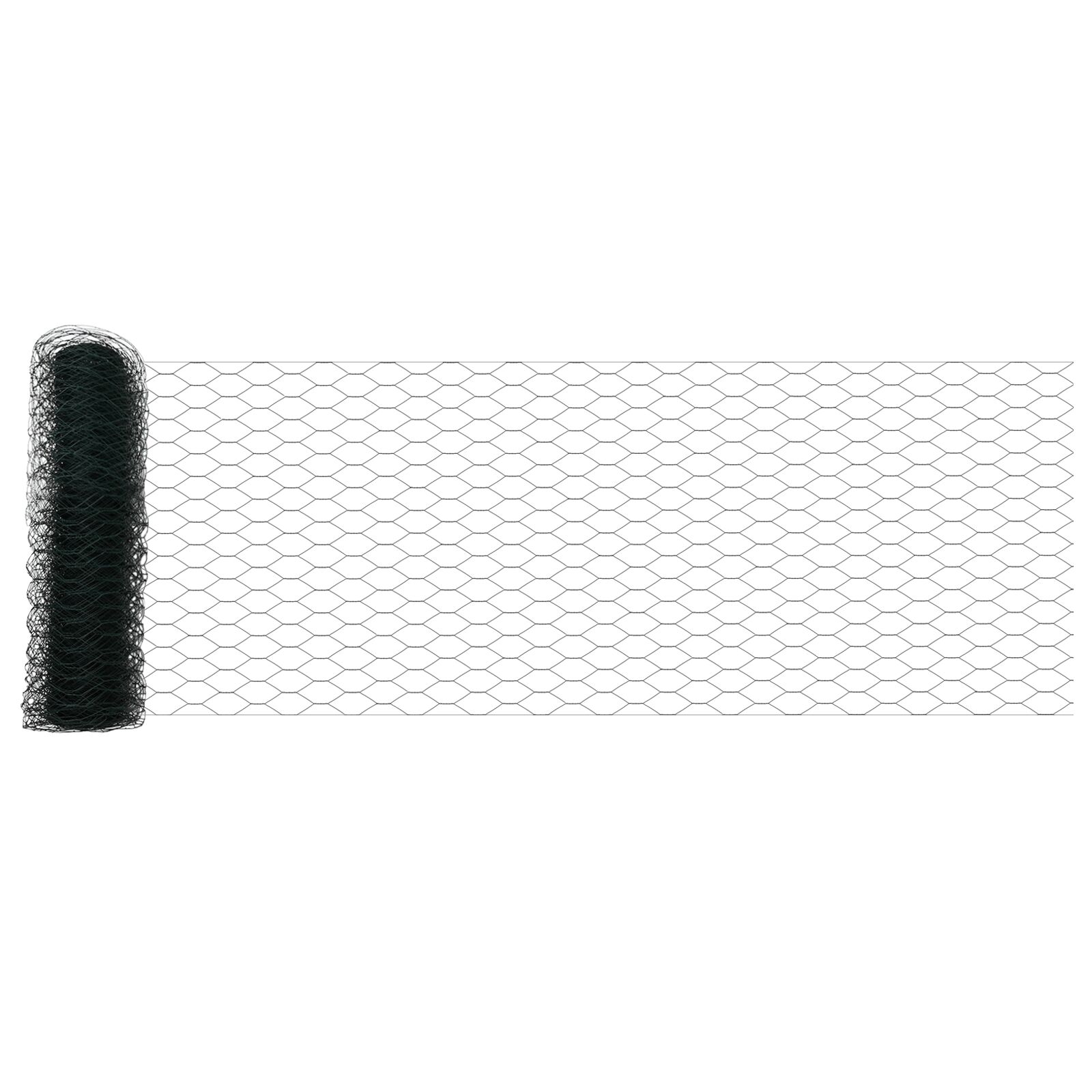 vidaXL Cerca Hexagonal Verde Metal 10000 x 0.1 x 80 cm Duradera