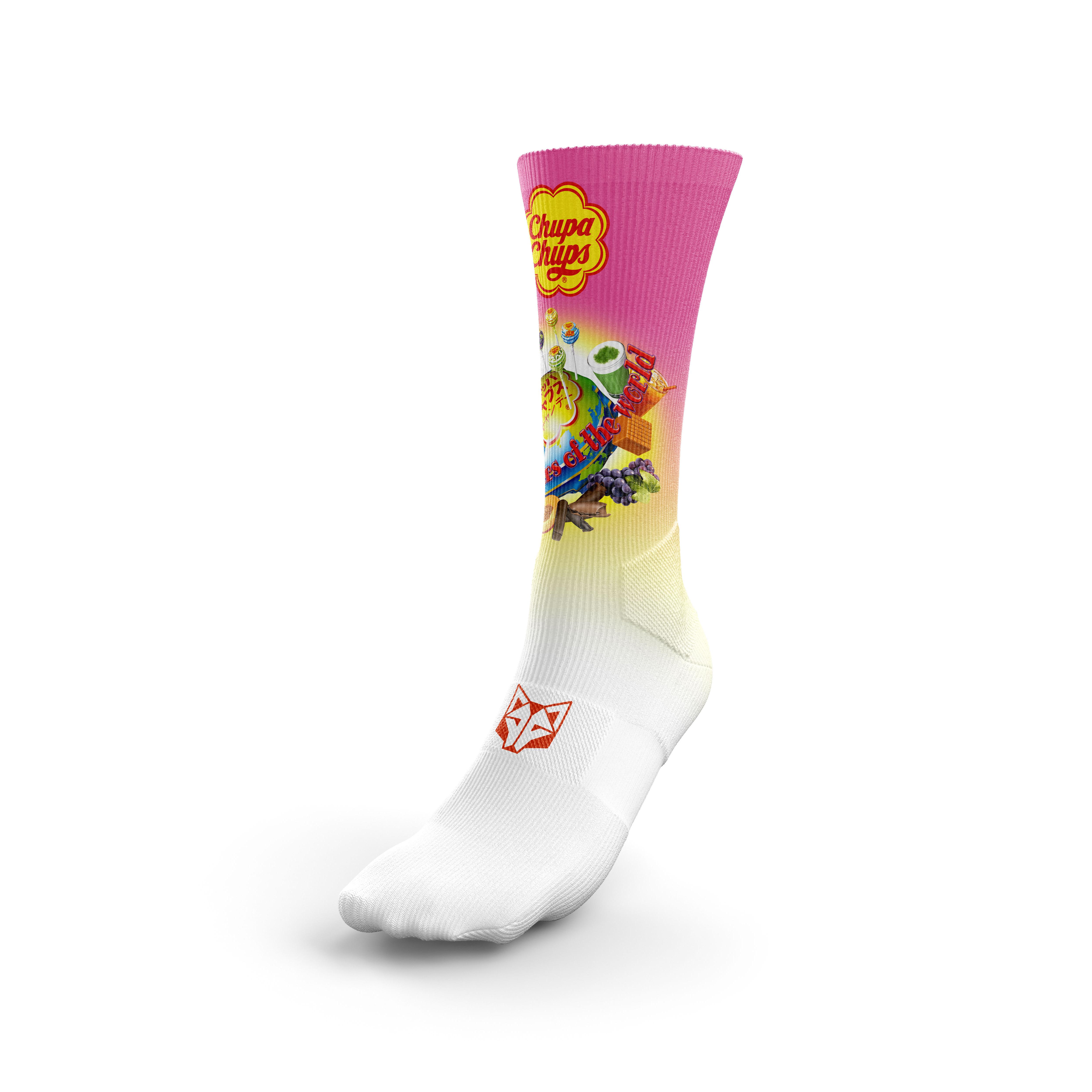 Calcetines Hombre Deportivos OTSO Ultra Ligeros, Transpirables y Sin Rozaduras – Running, Gym, Ciclismo... - Muchos Diseños Disponibles (Chupa Chups, Dragon Ball, …) y Más Diseños super Originales
