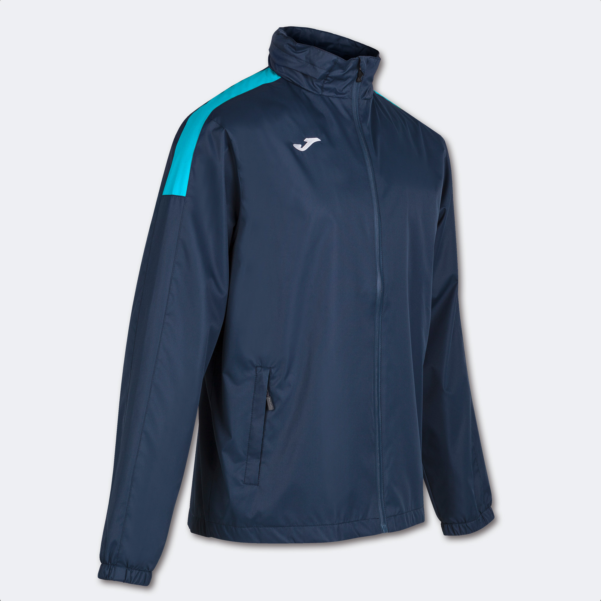 JOMA CHUBASQUERO TRIVOR MARINO TURQUESA FLÚOR Talla 4 (6XS) Niño Junior