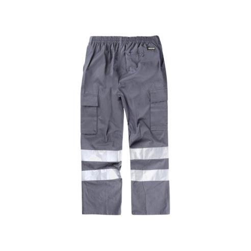 Pantalón Reflectante Algodón | Cintura Elástica | Bolsillos Multipropósito