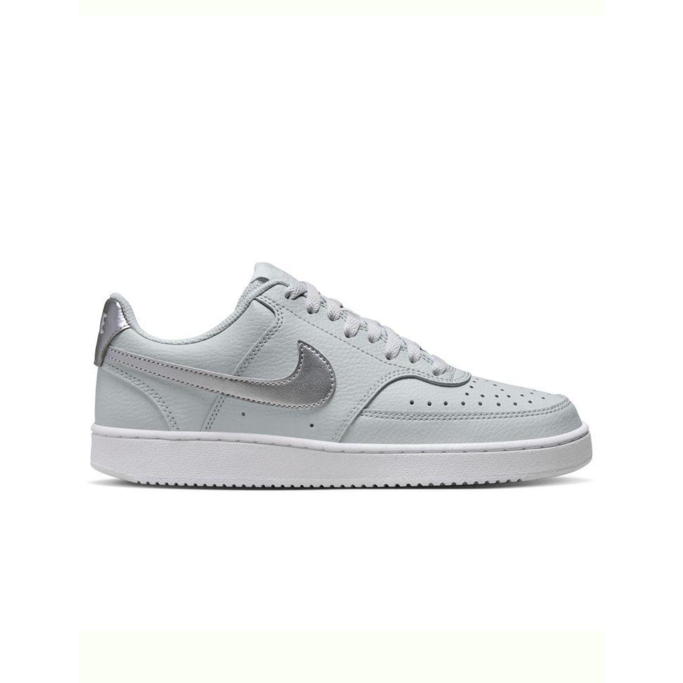 Zapatillas nike court vision nn gris platino de mujer.