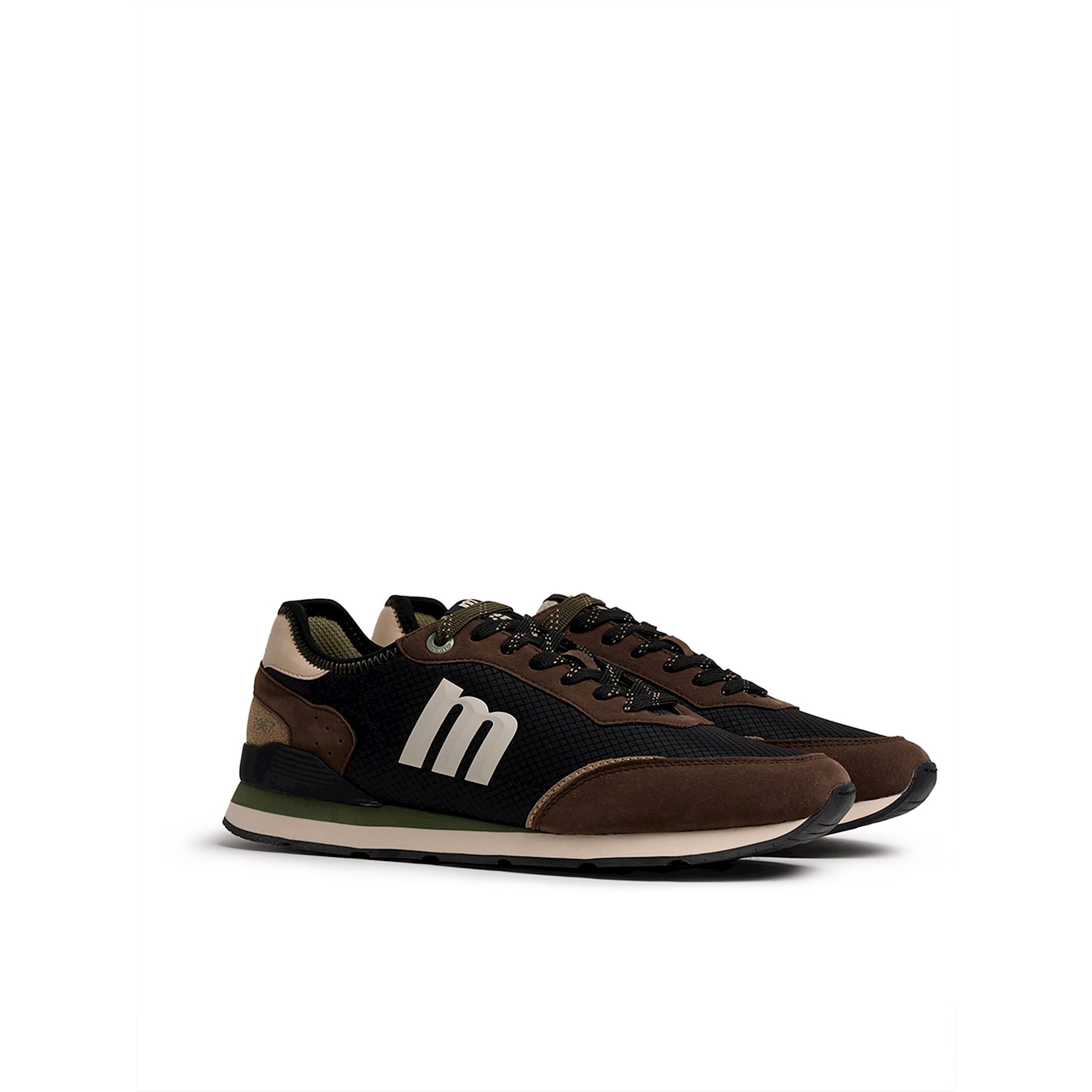 Mustang-MTNG deportivas hombre joggo classic negro con cierre cordones y tipo de puntera redonda