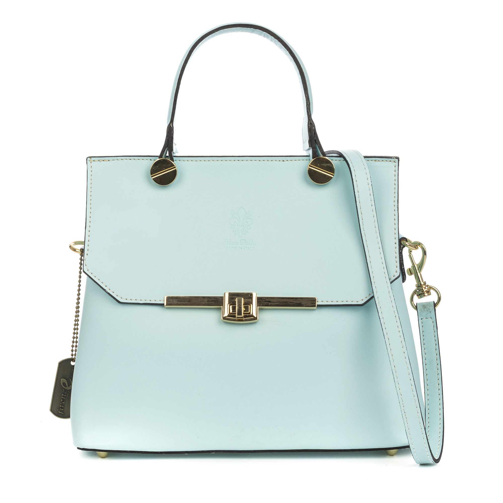 FIRENZE ARTEGIANI Bagheria bolso tote mujer. Piel auténtica Ruga. Fabricado en Italia 28x12,5x22 Cm.