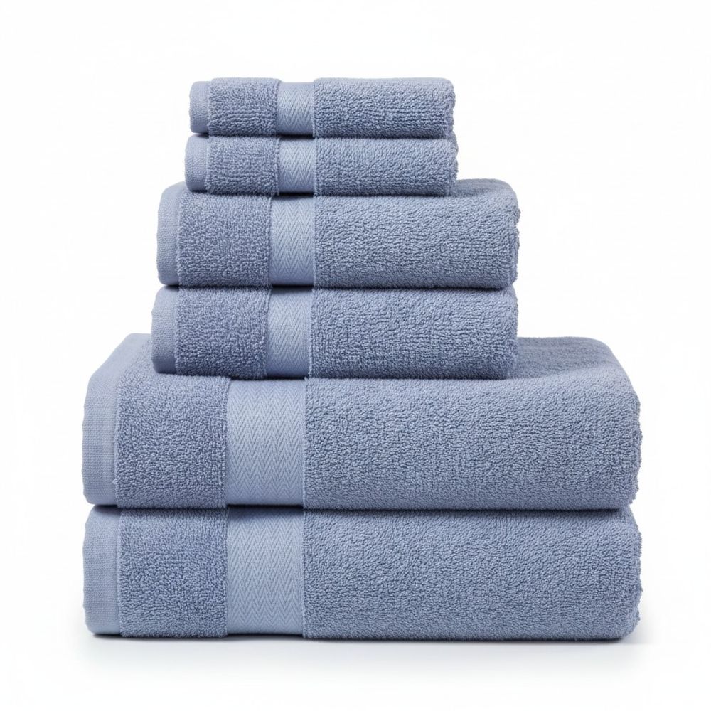 C.A | Juego de Toallas 6 Piezas | Algodón 100% 400 g/m² | Suaves y Absorbentes | Baño y Piscina