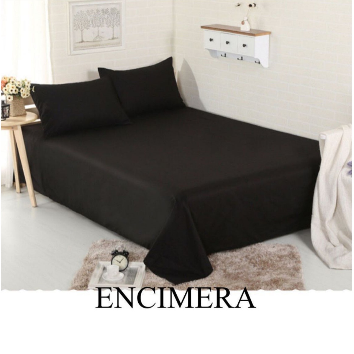 Sábana Encimera  Sábana Encimera de Microfibra Extra Suave Sin Arrugas para Cama de 90/160x250cm 105/170x250cm 135/200x250cm 150/215x250cm 180/245x250cm