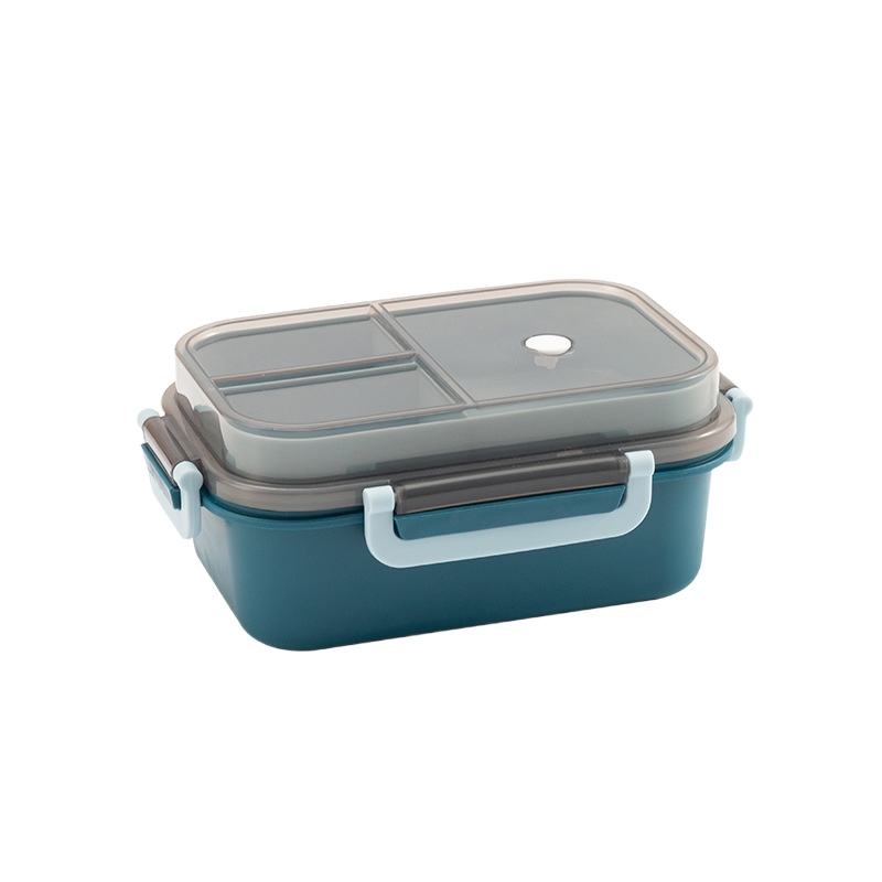 TK Portable Sealed Lunch Box 2Tier Latti Microwave Available Heating Student Offi Staff Fruit Food Containers with Forks Spoons