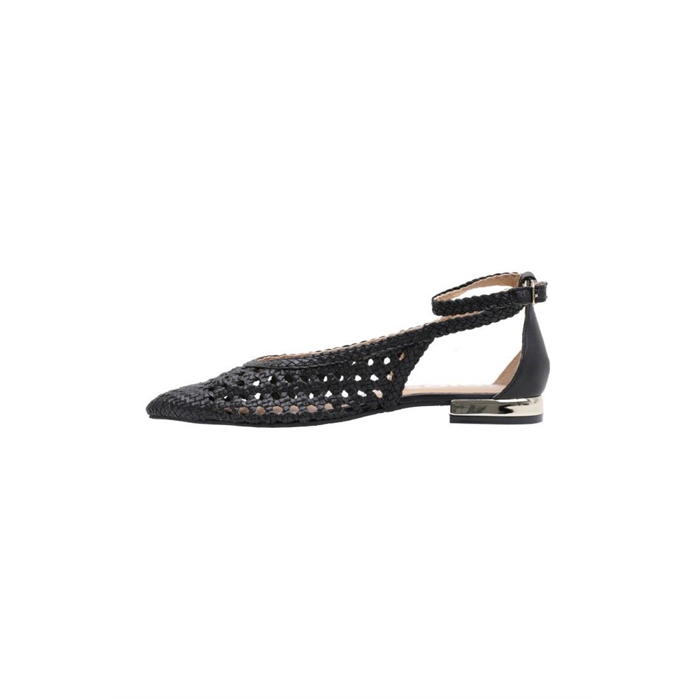 Gioseppo Bailarinas Cuero Negro Mujer Primavera/verano - Cómodas y Elegantes
