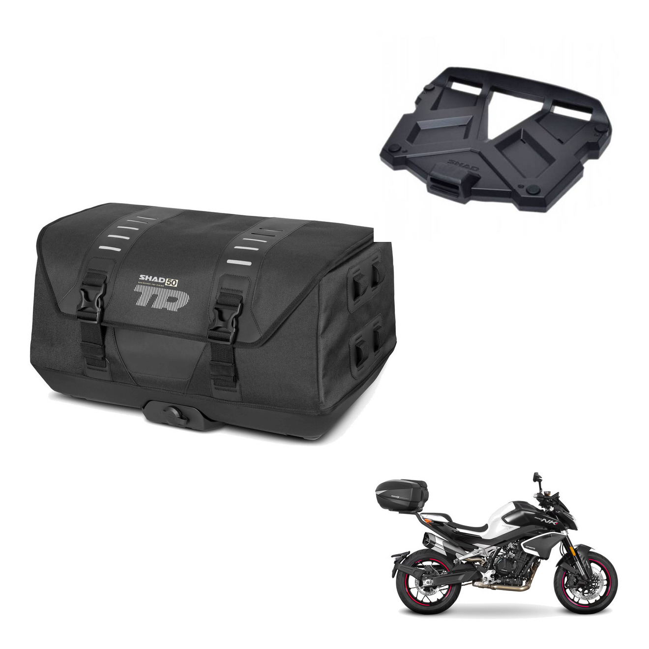 Bolsa Trasera Tr50 + Herraje Baul + Parr KIT-570224