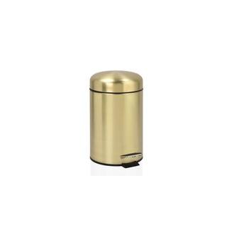 Papelera Pedal Dorado.M. Soft Cl/3L, El mejor complemento para tu hogar, Fijalo