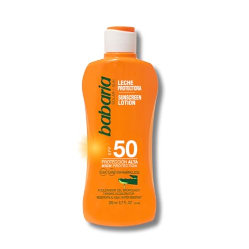 Babaria - Leche protector solar aloe f-50 - 200 ml 50000684