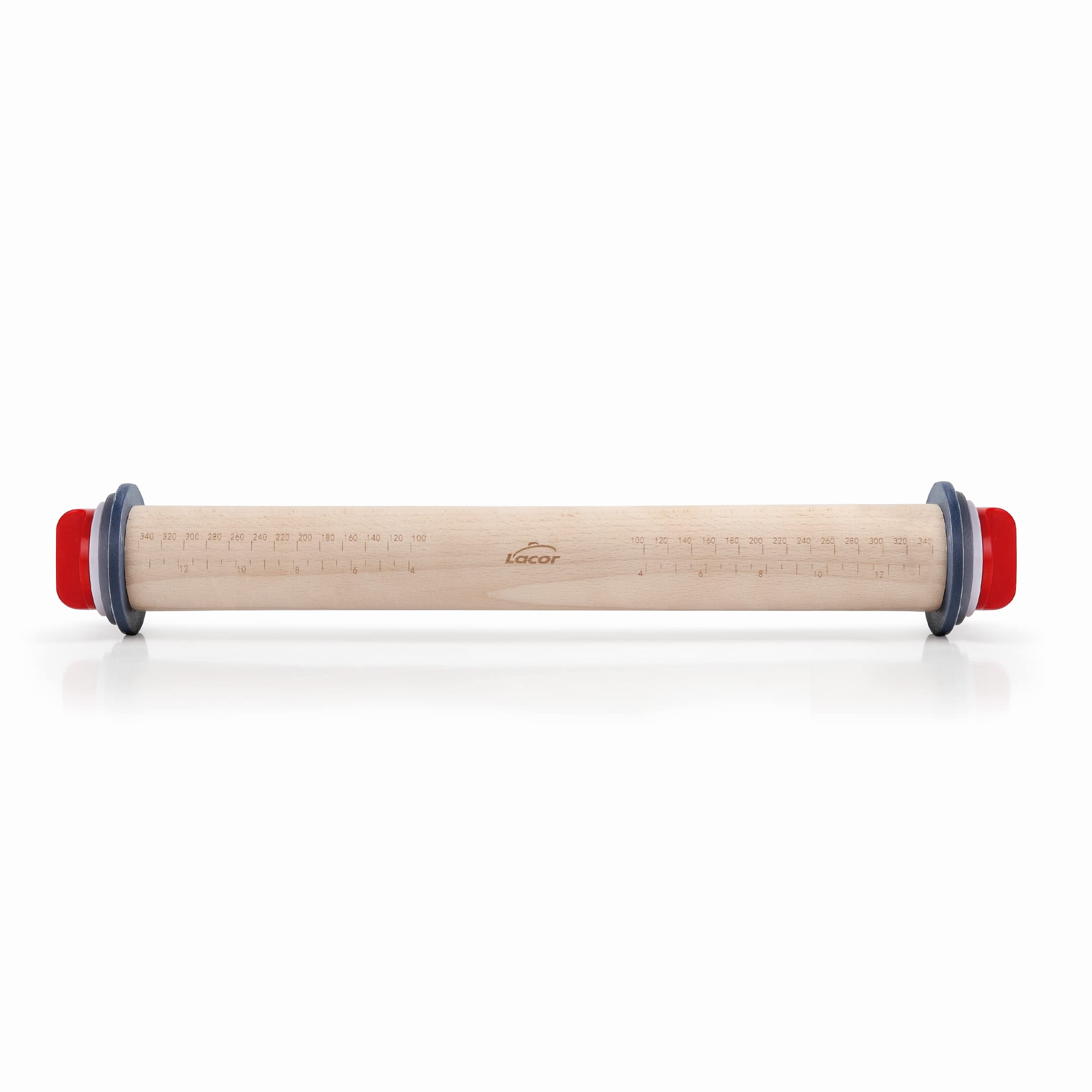 RODILLO AMASAR MADERA CON ANILLAS 34CM