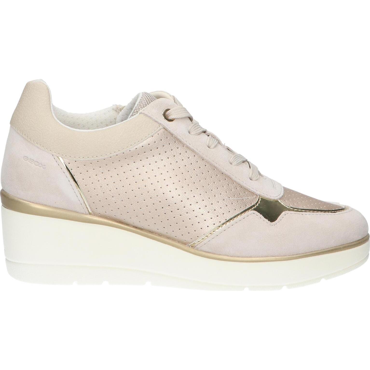 Geox women's sneakers d25raa 0aj22 d ilde cb55v champagne-lt sand