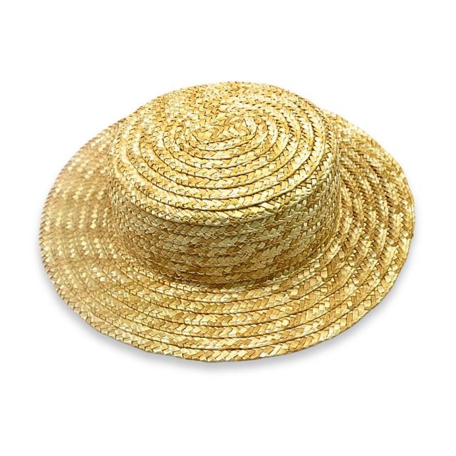 Canotier Infantil de Paja Trenzada Natural - 5 Tallas