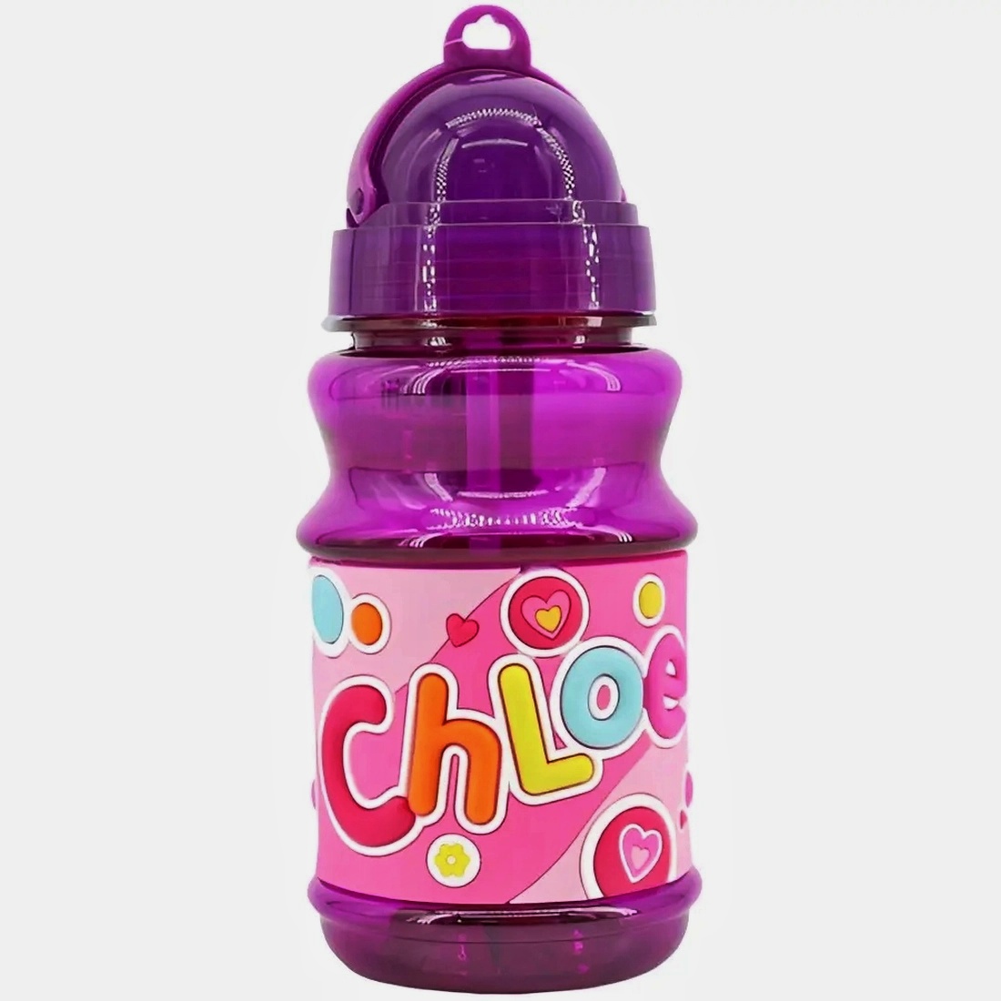 Panda Home Botella de Agua Con Nombre para Niños, 350 ml, Antifugas y sin BPA – Ideal para Colegio, Deporte o Viajes – Regalo Perfecto para Cumpleaños, Reyes (5-10 Años)