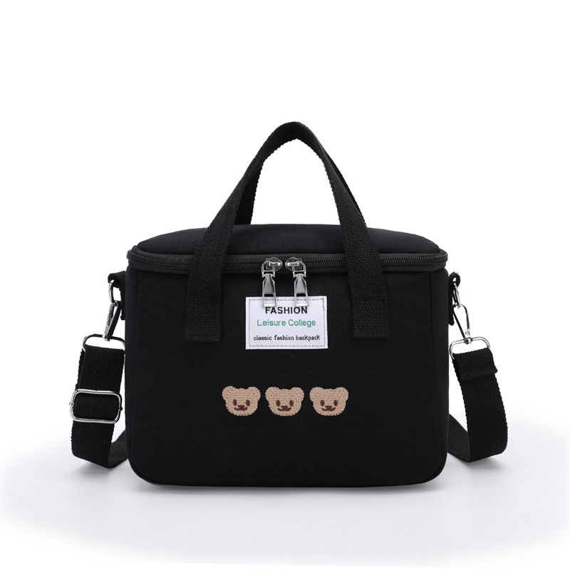 Bolsa Térmica Para Mamá Con Diseño De Oso De Dibujos Animados Bolsa De Almacenamiento Para Bebés Termo De Alimentos Tamaño 240-330ml
