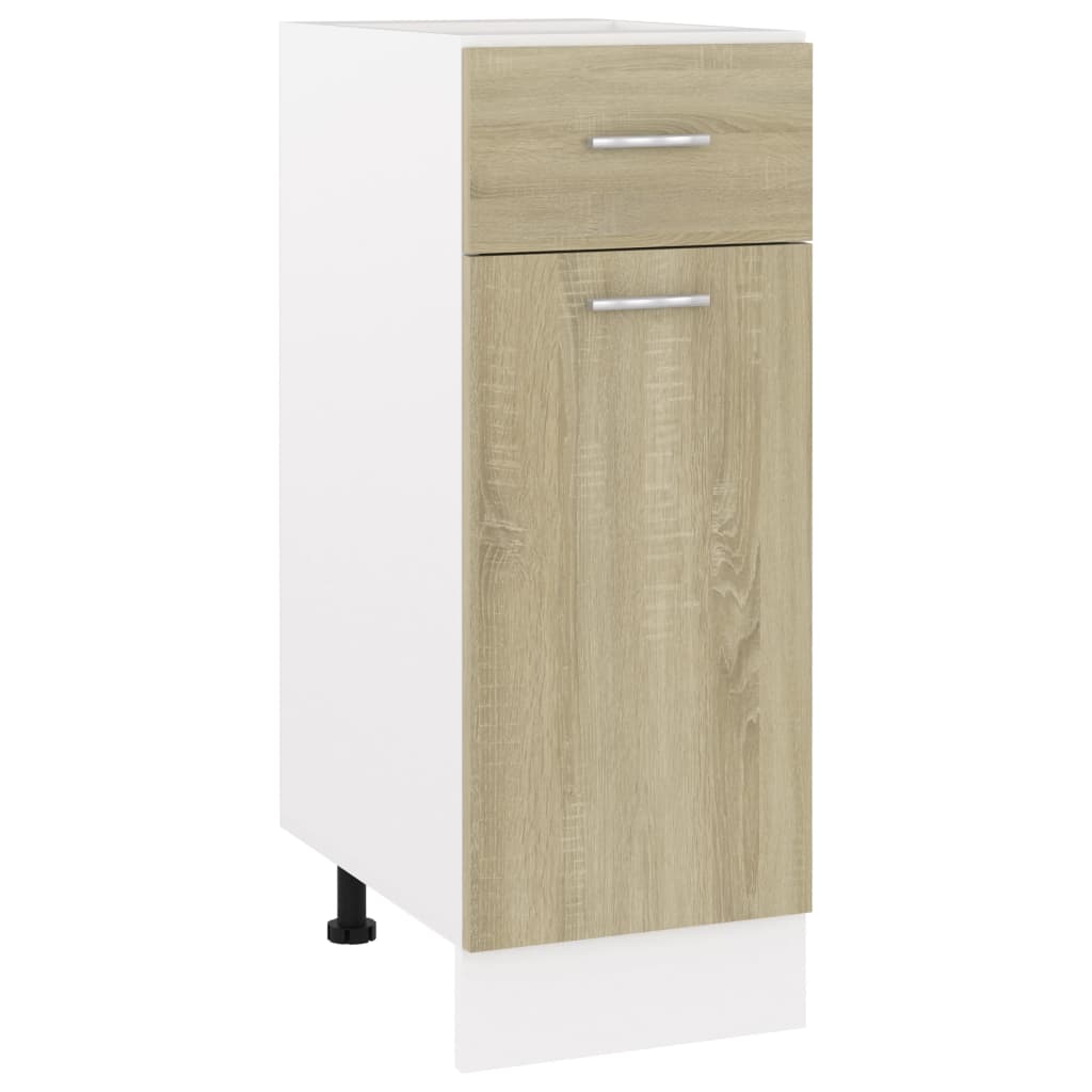 vidaXL Cajón bajo "Lyon" roble Sonoma 30x46x81,5 cm Madera de ingeniería