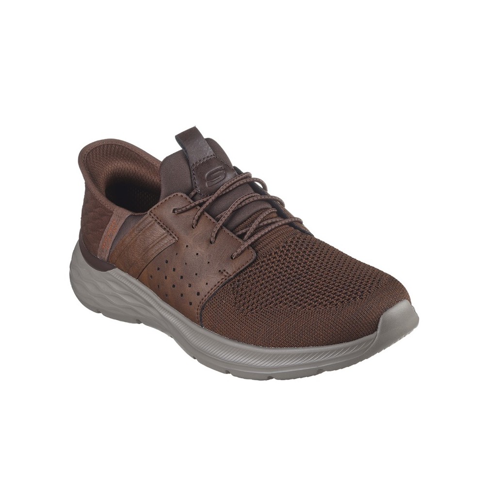 Zapatos de Sport Skechers Garner Newick Hombre Cuero