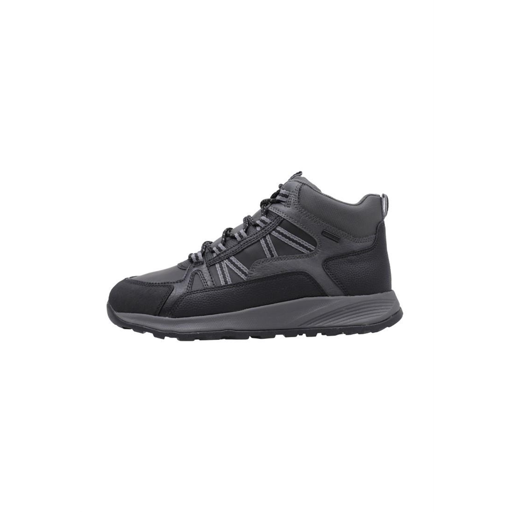 Geox U TERRESTRE B WPF F Botines Planos Hombre Negro