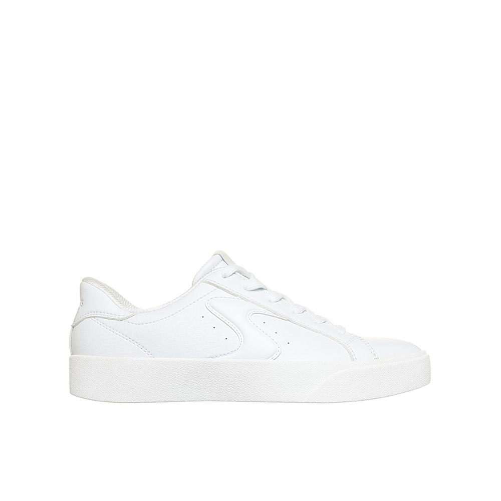 Skechers Zapatillas  Slip-ins: Belmont - Elevated Attitude Blanco de Mujer modelo 185530_WHT con suela de 3cm 88777