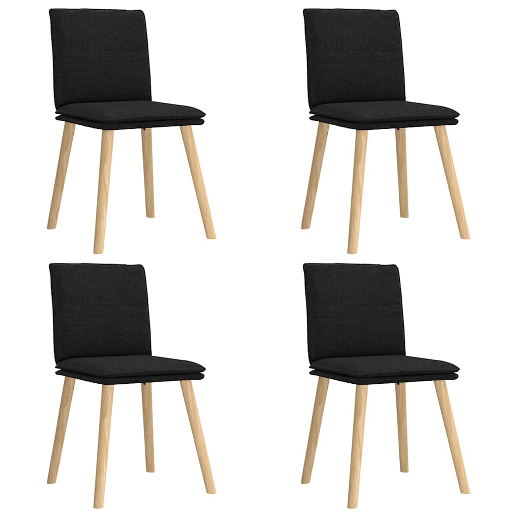 vidaXL Sillas de comedor 4 unidades tela  45 x 54 x 86 cm Multicolor