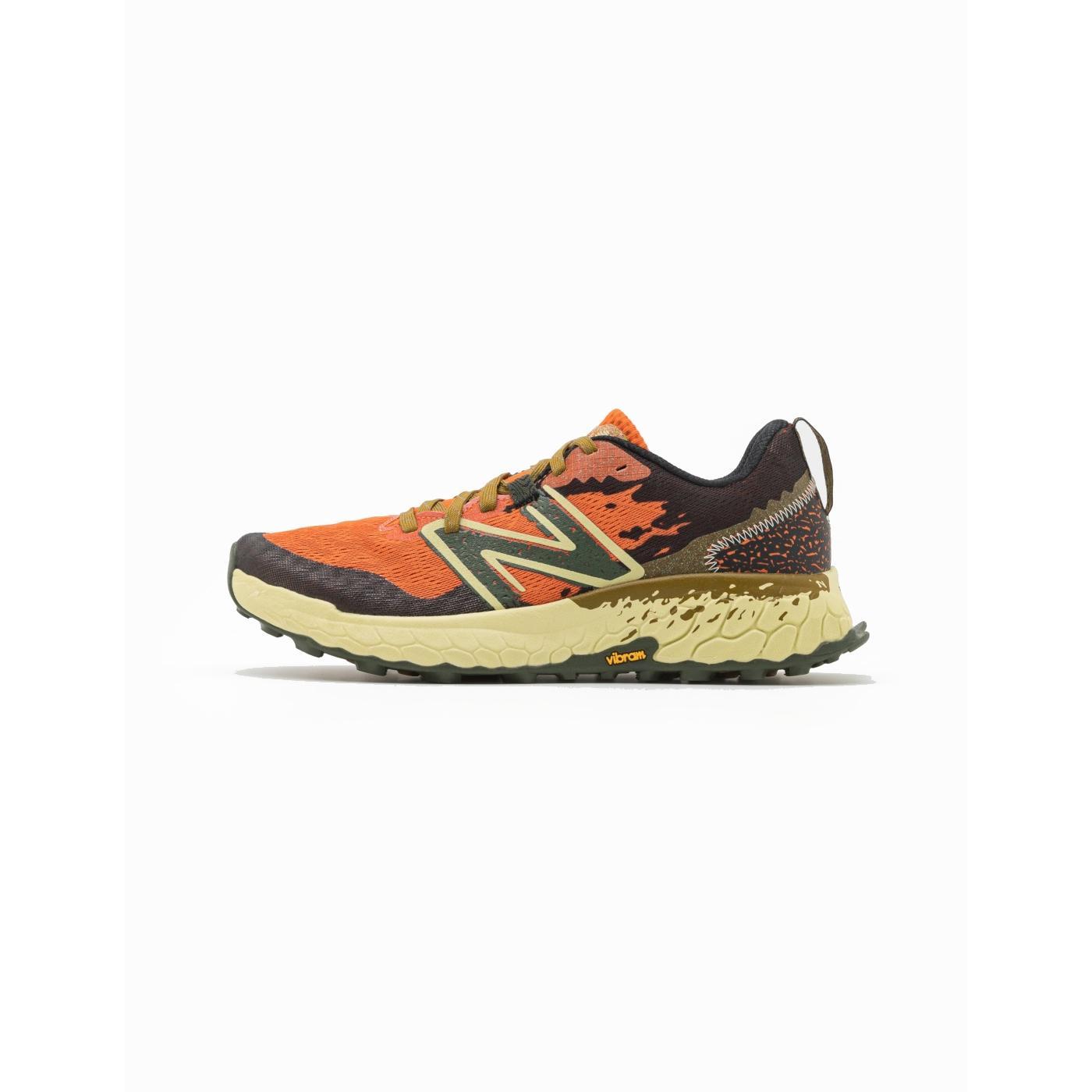Zapatillas New Balance Hierro 7 Naranja y Negro | Trail Running