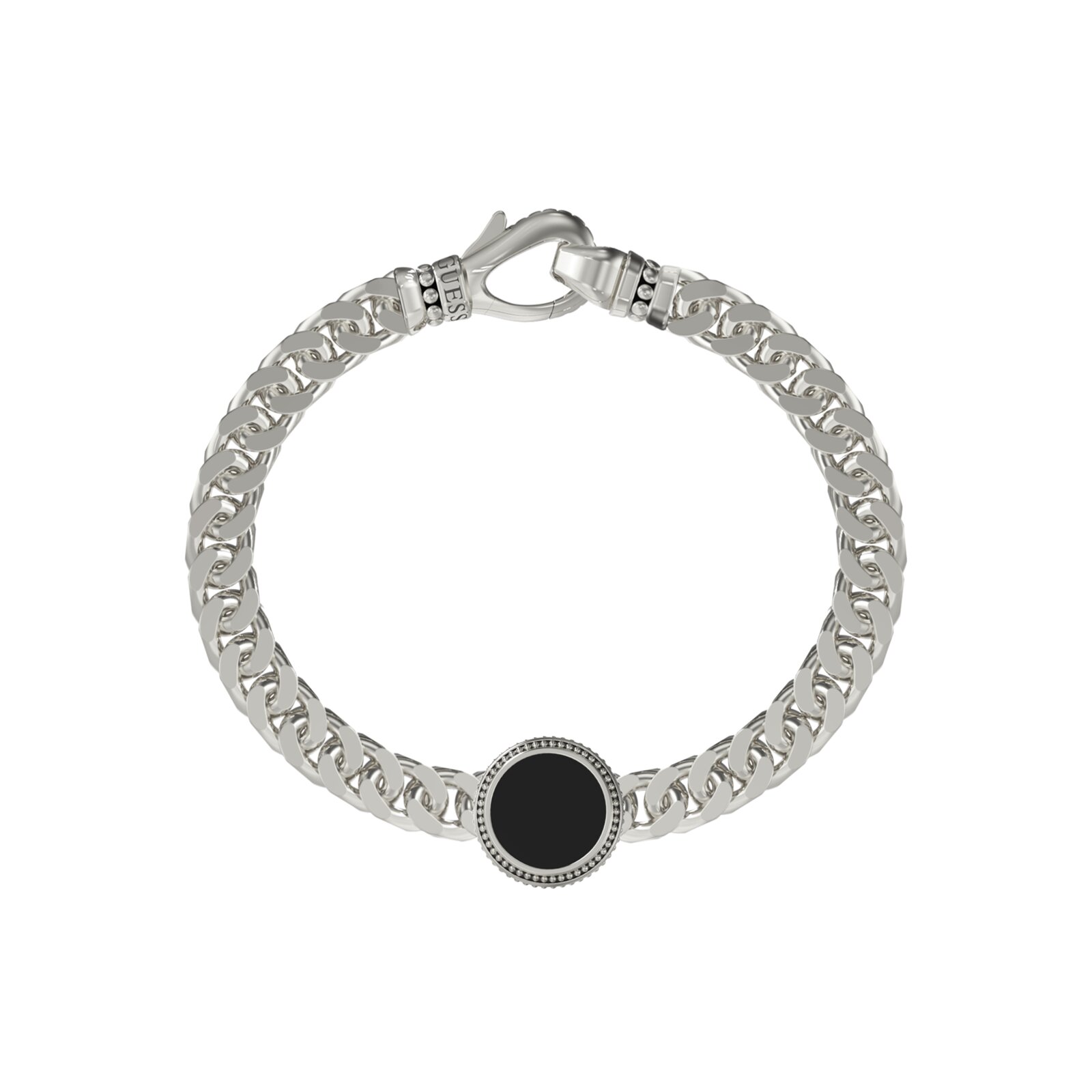 Guess Pulsera Hombre Urban Code De Acero Plateado Jumb06018jwsts