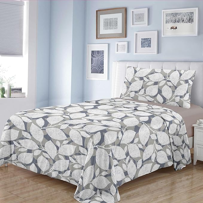 Juego Sábana Cama 90,105,135,150,180- Juego de Sábanas para Cama 3 Piezas, Bajera Ajustable, Encimera, 1 Funda Almohada