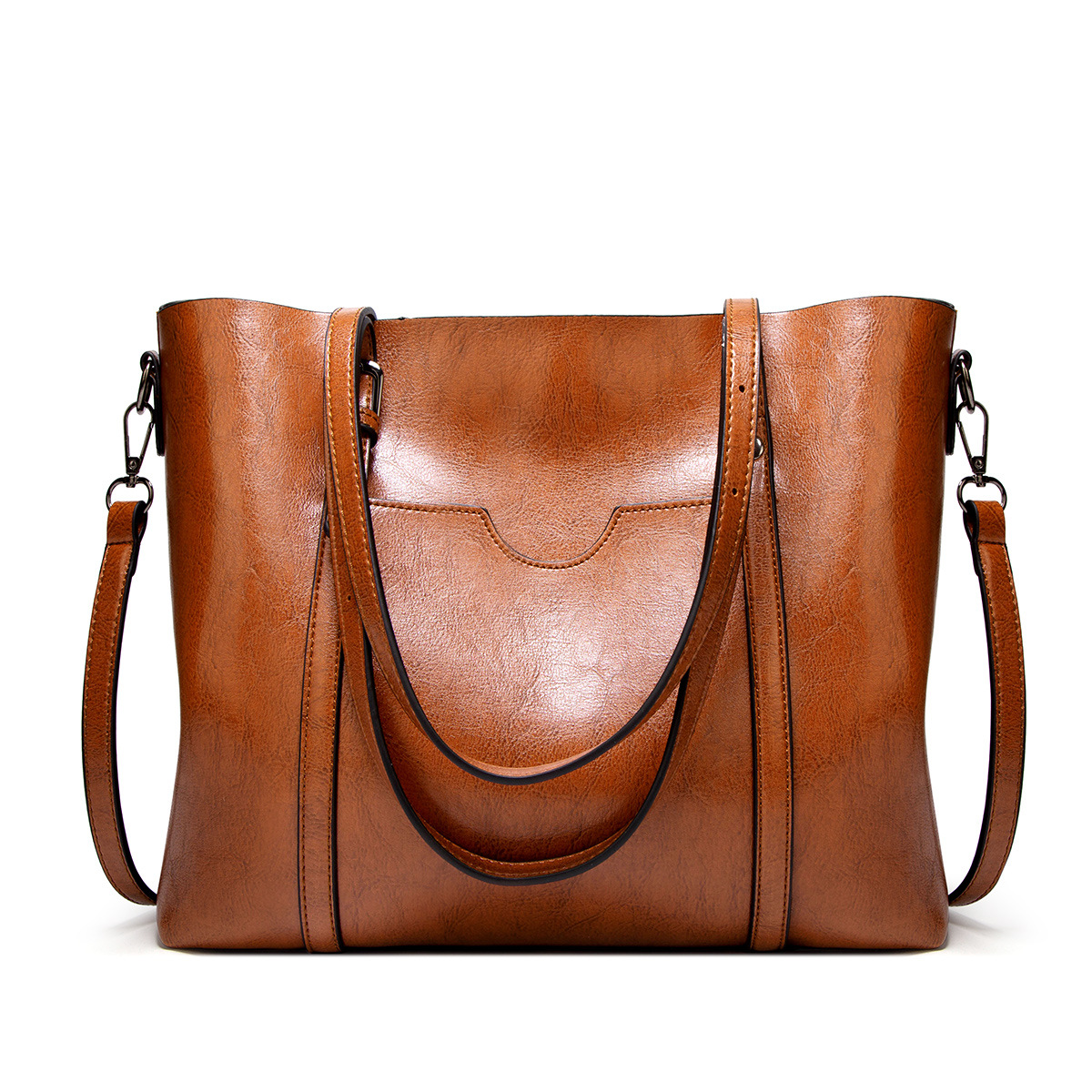 Bolso de mano para mujer, tipo asa superior, bolso grande de hombro o bandolera