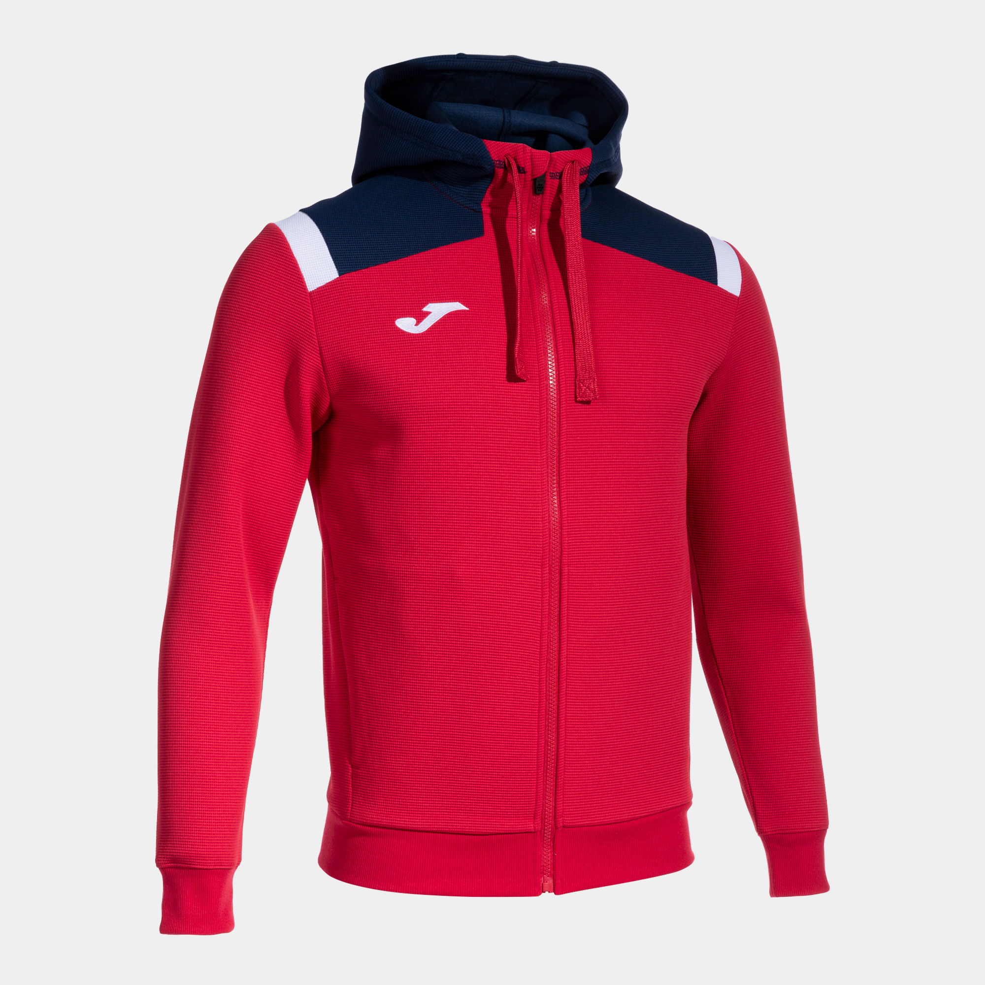 JOMA CHAQUETA CON CAPUCHA TOLEDO ROJO MARINO Talla 8 (4XS) Niño Junior