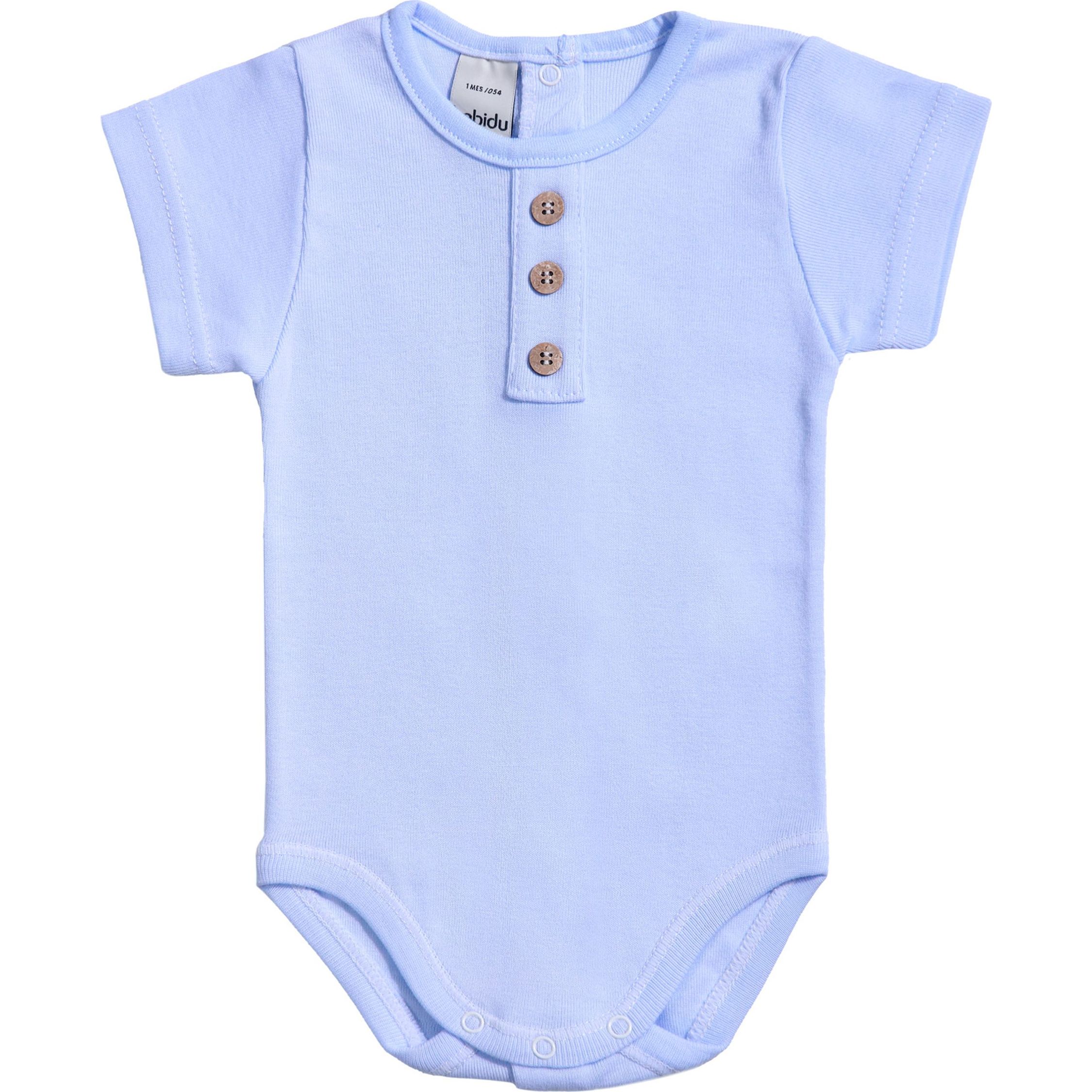 Babidu - Bodys para bebé con botones a presión 1X1 100% algodón fabricado en España por Babidu | Bodys para bebé de alta calidad, ropa infantil suave y transpirable