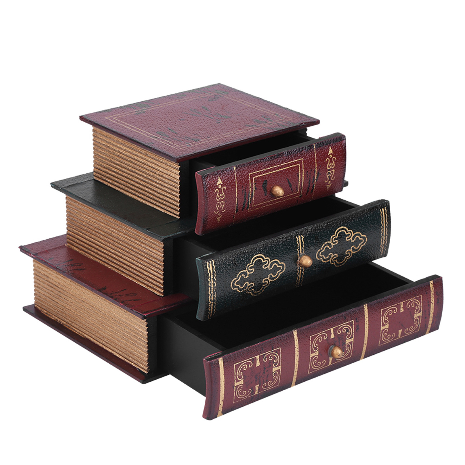 Organizador Joyería Moderno Caja Caja Pecho Almacenamiento Regalo Joyería Forma Libro