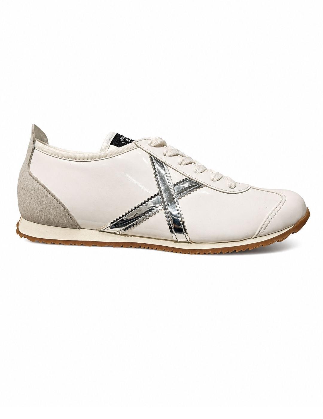 Zapatilla deportiva Munich Osaka 614 blanco piel para mujer
